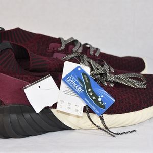 Adidas Mens Tubular Doom Sock Maroon